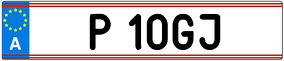 Truck License Plate